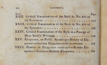 Load image into Gallery viewer, 1815 American Bookplate, Lectures on Rhetoric and Belles Lettres, Hugh Blair