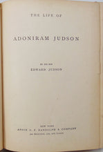 Load image into Gallery viewer, The Life of Adoniram Judson, Baptist Missionary to Burma