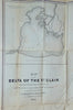 1842 Executive Documents nos. 30-109; huge MAP Delta of the St. Clair River
