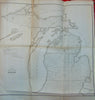 37 folding maps charts 1854 US Government, Florida, Michigan, Arkansas, etc
