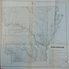 37 folding maps charts 1854 US Government, Florida, Michigan, Arkansas, etc