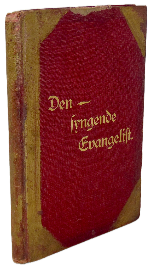 RARE Montana Danish Hymnal, 1909, with ephemera