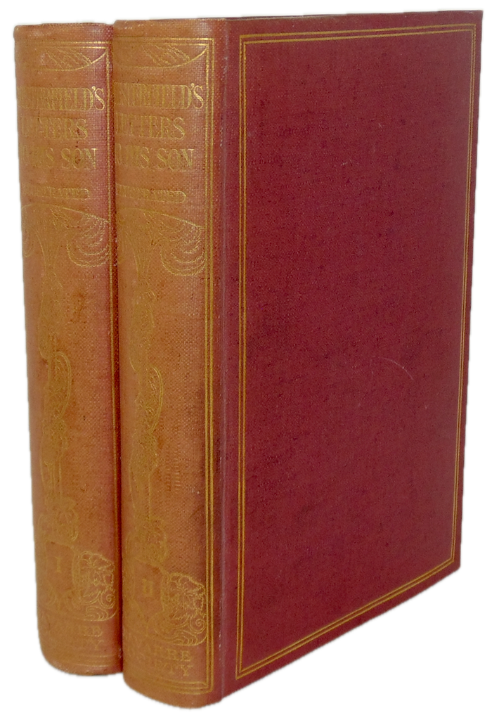 Letters to His Son, by the Earl of Chesterfield (2 volume set) Limited edition