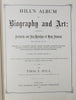 Hill's Album of Biography and Art,  Portraits and Pen-Sketches of Many Persons