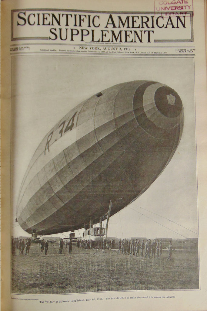 Scientific American Supplement, 1919. Volume LXXXVIII.