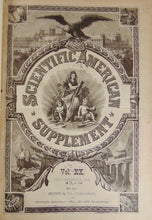 Load image into Gallery viewer, Scientific American Supplement, 1885. Volume XX.