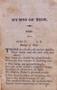 Hill, Benjamin. Hymns of Zion...for the use of Baptist Churches (1832)