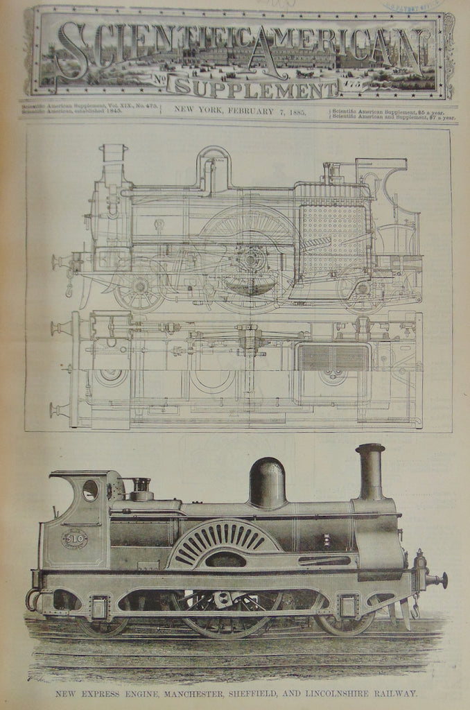 Scientific American Supplement, 1885. Volume XIX. Nos. 470-495