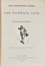Load image into Gallery viewer, Charles Dickens: The Posthumous Papers of the Pickwick Club (Household Edition)