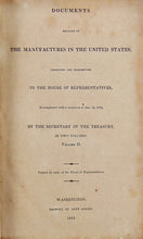 Load image into Gallery viewer, 1832 Manufactures in the United States (2 volume set)