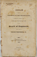 1825 Internal Improvements of United States, President James Monroe