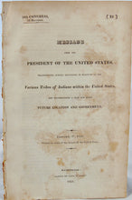 Load image into Gallery viewer, [INDIAN REMOVAL] Plan to RELOCATE ALL INDIANS to the west of the Mississippi