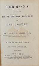 Load image into Gallery viewer, Sermons on some of the Fundamental Principles of the Gospel, 1860 Lutheran