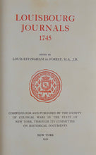 Load image into Gallery viewer, 1745 Capture of Louisbourg by American &amp; British Forces, 10 Journal Accounts
