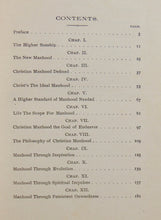 Load image into Gallery viewer, The Higher Manhood or Character Through Inspiration (1898)