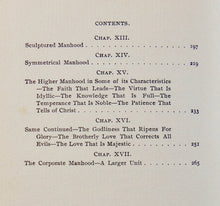 Load image into Gallery viewer, The Higher Manhood or Character Through Inspiration (1898)