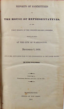 Load image into Gallery viewer, 1831 Reports of Committees of The House of Representatives, 5 volume set