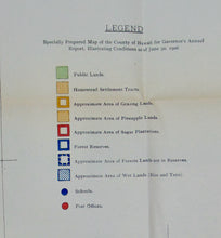 Load image into Gallery viewer, [MAP] Hawaii, Hawaiian Islands; Hawaii Territory Survey, dated 1901