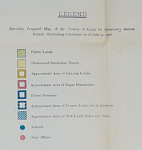 Load image into Gallery viewer, [MAP] Kauai, Hawaiian Islands; Hawaii Territory Survey, dated 1903