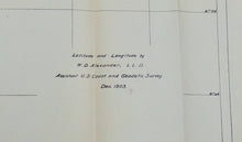 Load image into Gallery viewer, [MAP] Niihau, Hawaiian Islands; Hawaii Territory Survey 1904