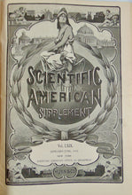 Load image into Gallery viewer, Scientific American Supplement, 1910. Volume LXIX. Nos. 1774-1799