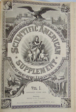 Load image into Gallery viewer, Scientific American Supplement, 1876, Volume 1 and 2, Nos. 1-53.