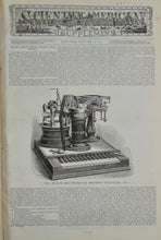 Load image into Gallery viewer, Scientific American Supplement, 1877, Volume 3 and 4, Nos. 54-104