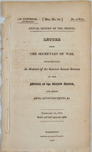 Load image into Gallery viewer, 1826 detailed US Govt Report on the Militia of the United States