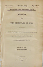 Load image into Gallery viewer, Names of Cherokee Indians entitled to Reservation Land under the Treaty of 1819