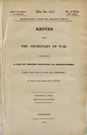 Names of Cherokee Indians entitled to Reservation Land under the Treaty of 1819