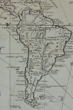 Load image into Gallery viewer, [MAP] Bellin, 1748 World Map, Contenant Les Parties Connuees du Globe Terrestre