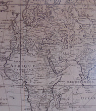 Load image into Gallery viewer, [MAP] Bellin, 1748 World Map, Contenant Les Parties Connuees du Globe Terrestre