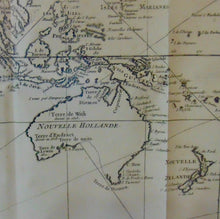 Load image into Gallery viewer, [MAP] Bellin, 1748 World Map, Contenant Les Parties Connuees du Globe Terrestre