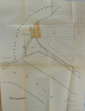 Load image into Gallery viewer, [MAP] 21 folding Maps in colors, Fox and Wisconsin Rivers, Wisconsin 1859 survey