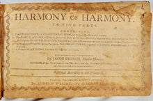 Load image into Gallery viewer, 1802 Harmony of Harmony in Five Parts, Northampton Imprint