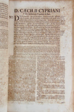 Load image into Gallery viewer, CYPRIANI OPERA 1690 Works of St. Cyprian, Martyr Bishop of Carthage