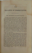 Load image into Gallery viewer, 1855 The Magazine of Horticulture, Botany, and Useful Discoveries