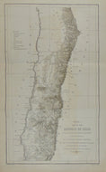 [MAP] Map of the Republic of Chile (3 parts, complete) 1855