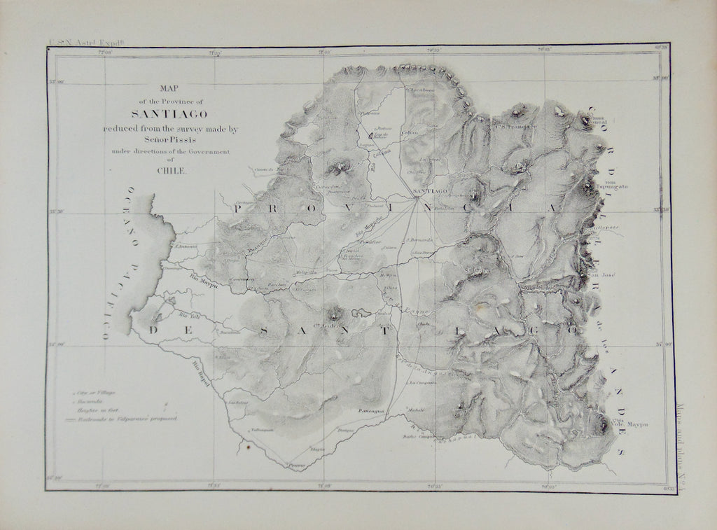 [MAP] Map of the Province of Santiago, (1855)