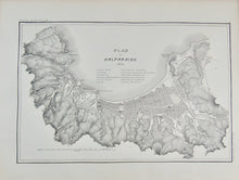 Load image into Gallery viewer, [MAP] Four Map &amp; View of Chile: Santa Lucia, Santiago, Valparaiso,  Constitucion