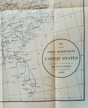Load image into Gallery viewer, [MAP] Map showing Indian Reservations within the United States (1909)