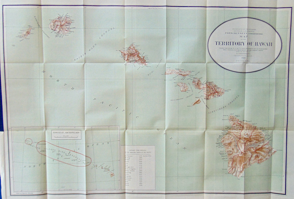 [MAP] Map of the Territory of Hawaii (1909)