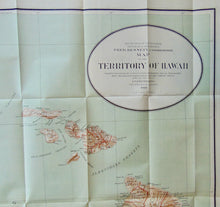 Load image into Gallery viewer, [MAP] Map of the Territory of Hawaii (1909)