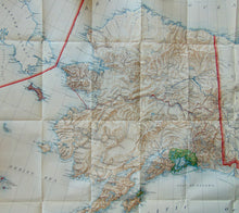 Load image into Gallery viewer, [MAP] ALASKA : From the Official Records of the General Land Office (1907)
