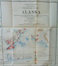 Load image into Gallery viewer, [MAP] ALASKA : From the Official Records of the General Land Office (1907)