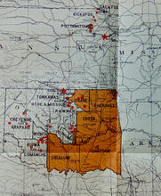 Load image into Gallery viewer, [MAP] Map showing Indian Reservations within the United States (1907)