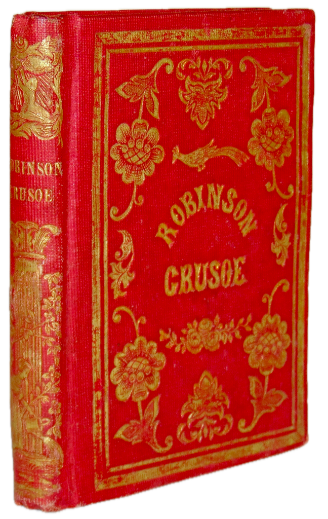 GORGEOUS BINDING 1856 The Little Robinson Crusoe, Illustrated
