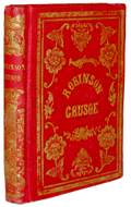 GORGEOUS BINDING 1856 The Little Robinson Crusoe, Illustrated
