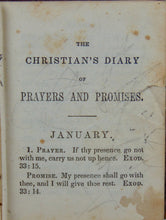 Load image into Gallery viewer, c. 1850 Heavenly Manna, Bible Prayers and Promises