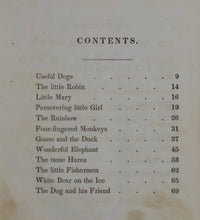 Load image into Gallery viewer, [ILLUSTRATED ANIMALS]  Useful Little Stories (Aunt Mary's Library No. 1) 1841